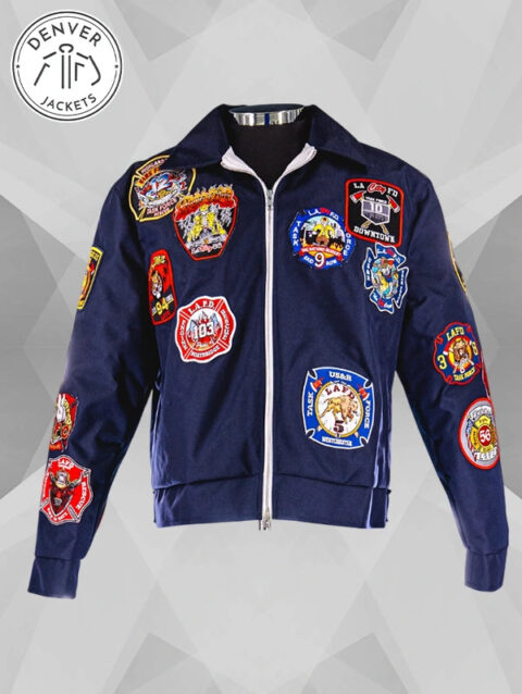 LA Rams LAFD Jacket Blue
