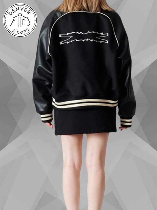 LE SSERAFIM x ZOZOTOWN Black Blouson