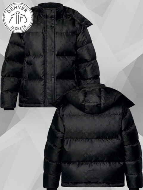 LV Puffer Jacket Black