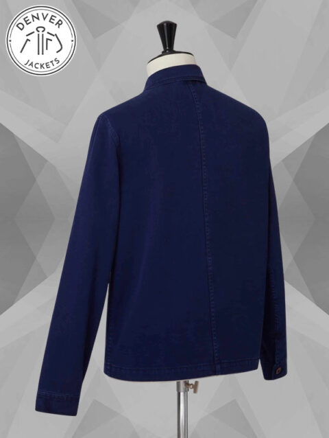 L Usine Bleue Coltin Work Jacket Blue