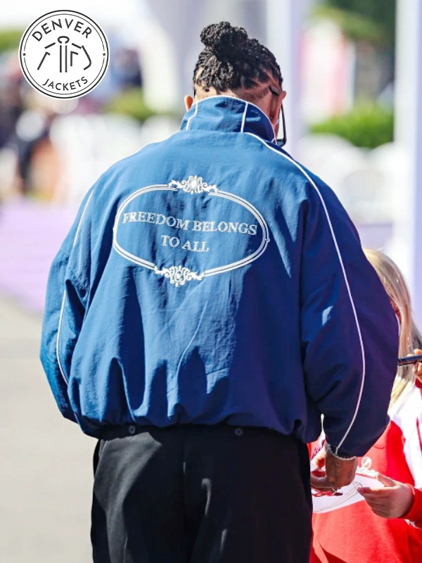 Lewis Hamilton Freedom Belongs To All Blue Jacket