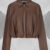 Loewe Draped Leather Jacket