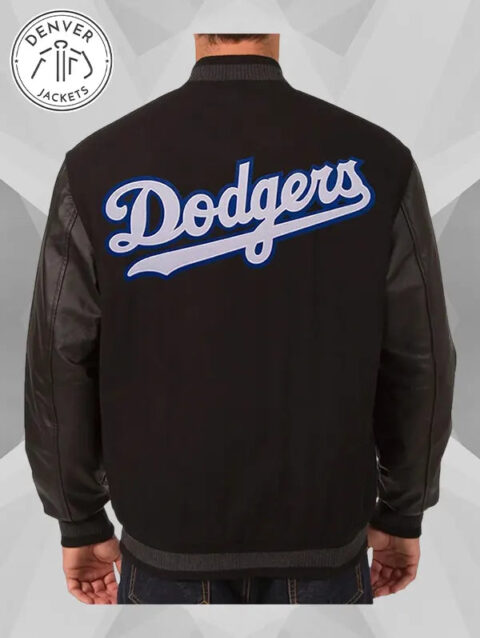 Los Angeles Dodgers Varsity Jacket Black