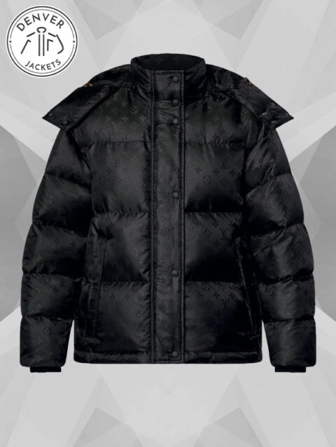 Louis Vuitton Monogram Puffer Jacket Black