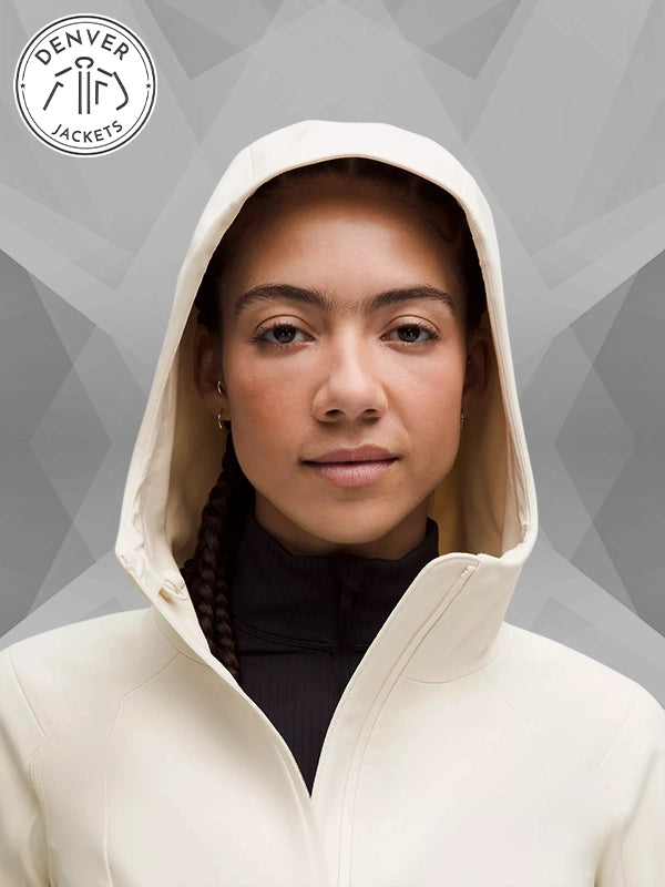 Lululemon Cross Chill Performance White Jacket Women s