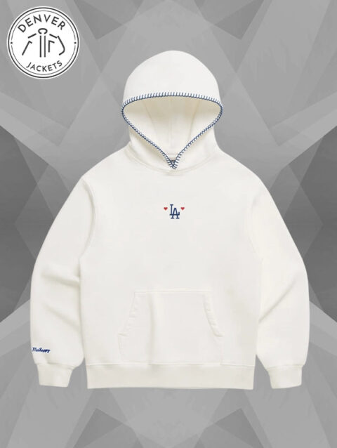Madhappy Dodgers Heart Fleece Hoodie