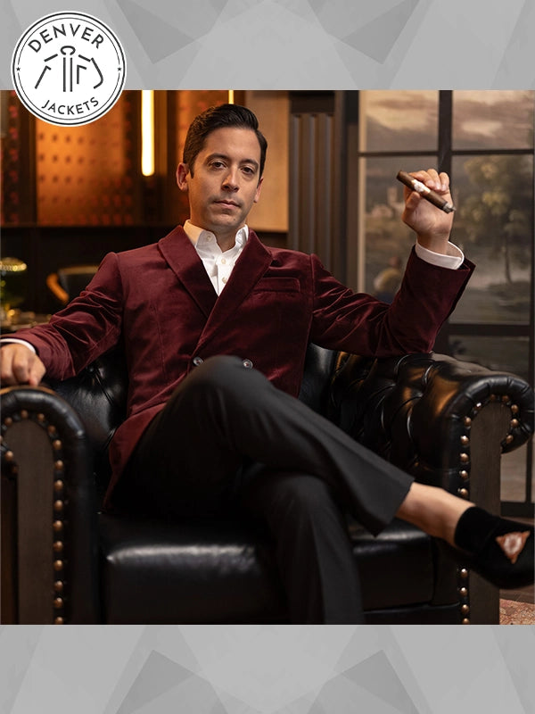 Mayflower Smoking Jacket Maroon