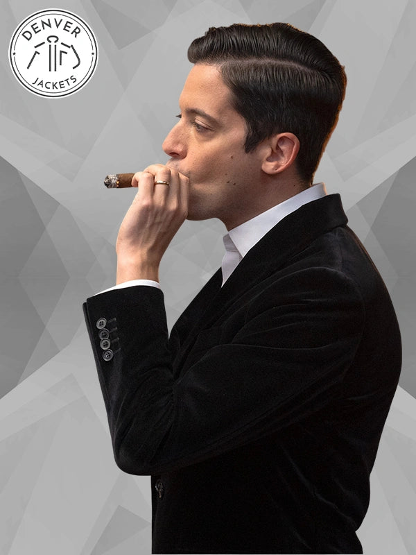 Mayflower Smoking Velvet Black Blazer