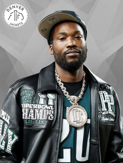 Meek Mill Pelle Pelle Eagles Jacket