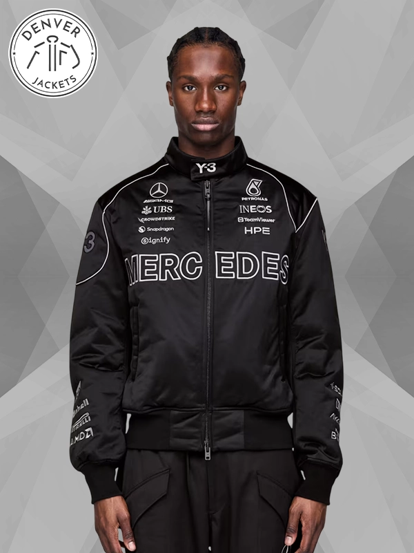 Mens Adidas Y 3 Mercedes Team Jacket Black