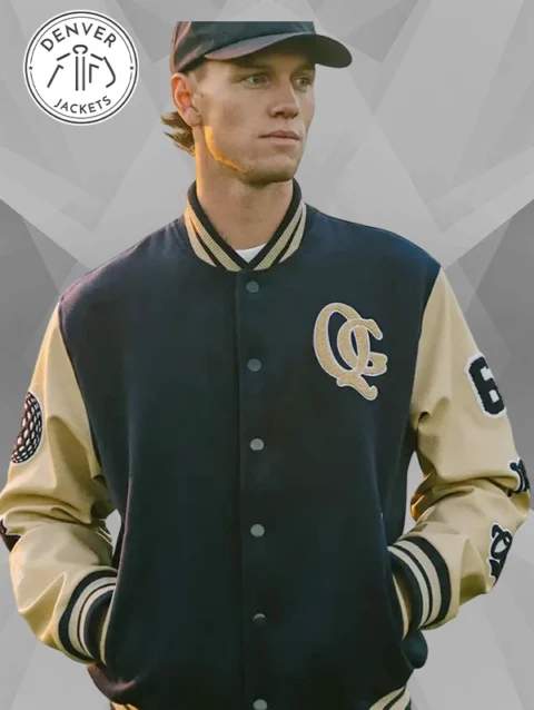 Mens Quiet Golf Varsity Jacket