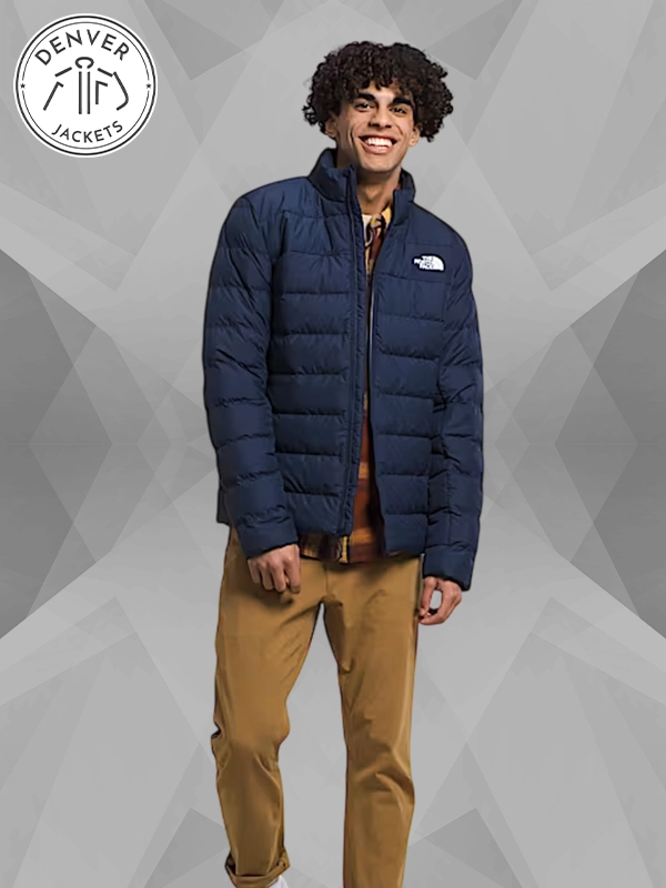 Mens The North Face Aconcagua 3 Blue Jacket