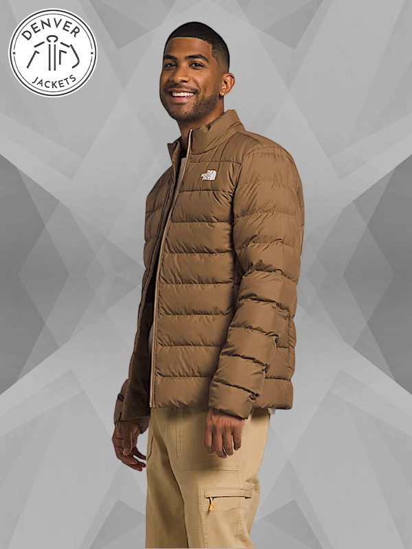 Mens The North Face Aconcagua 3 Brown Down Jacket For Sale
