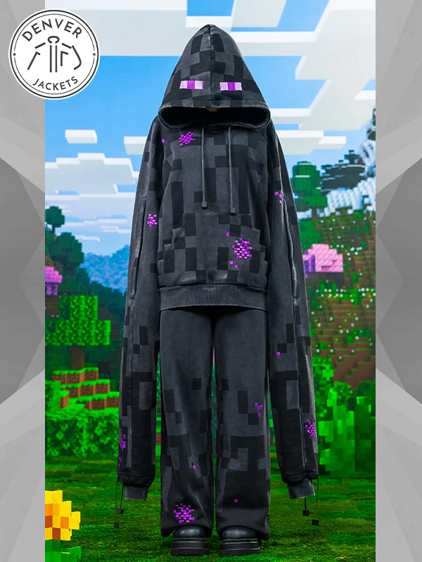 Minecraft Enderman Hoodie Very Cool