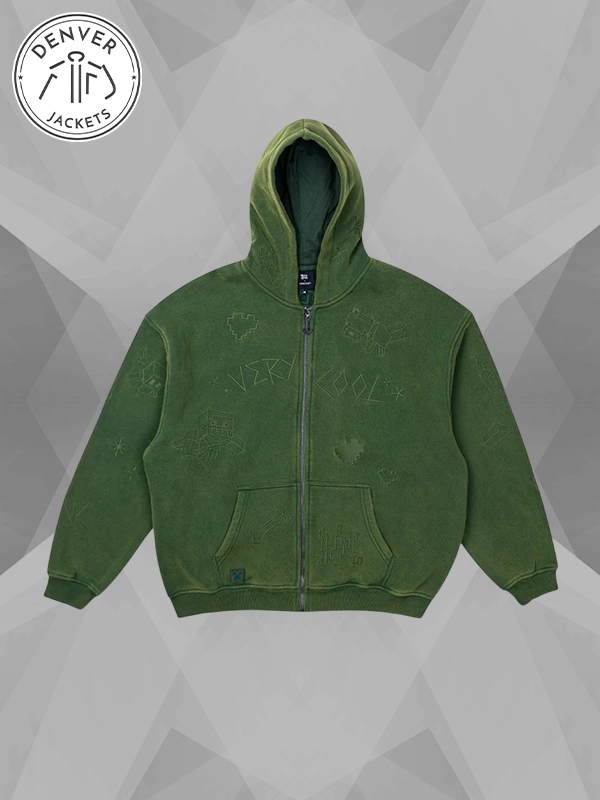 Minecraft x Cool Shirtz Hoodie Green