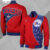 Mitchell Ness Philadelphia 76ers Warm Up Jacket Red