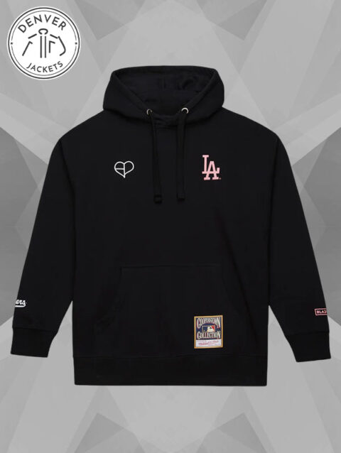 Mitchell Ness X Blackpink Dodgers Hoodie