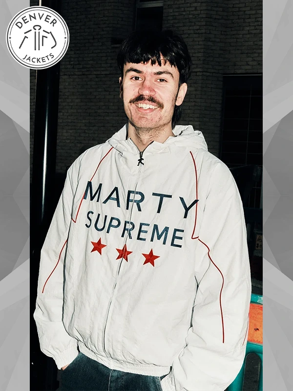 NAHMIAS x Marty Supreme A24 Classic Warm Up Jacket In White
