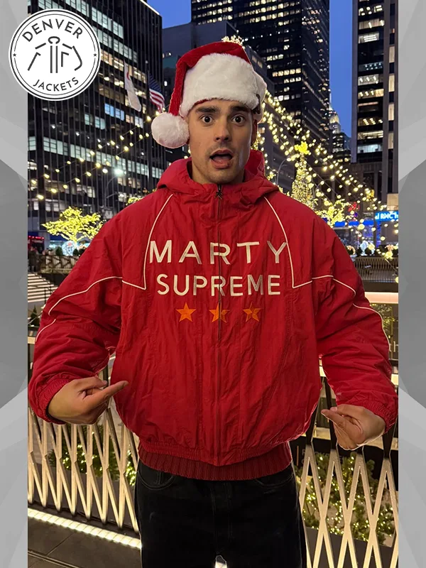 NAHMIAS x Marty Supreme A24 Classic Warm Up Jacket Red