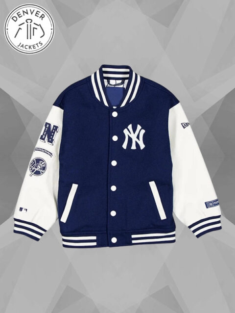 New York Yankees New York or Nowhere Navy Varsity Jacket