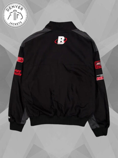 New Era Chicago Bulls Motorsports Racing Black Jacket