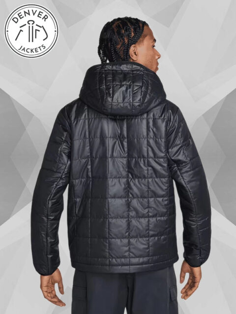 Nike Chelsea F C Fleece Lined Down Jacket Black