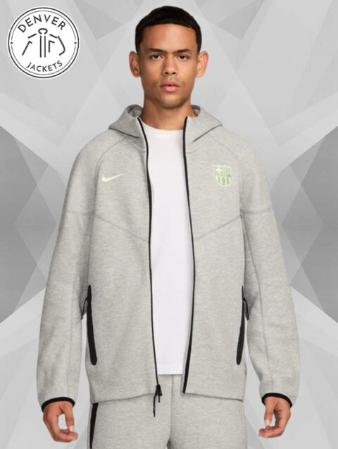 Nike FC Barcelona Tech Fleece Hoodie Jacket