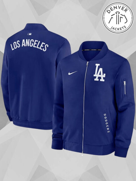 Nike Los Angeles Dodgers Dugout Bomber Jacket
