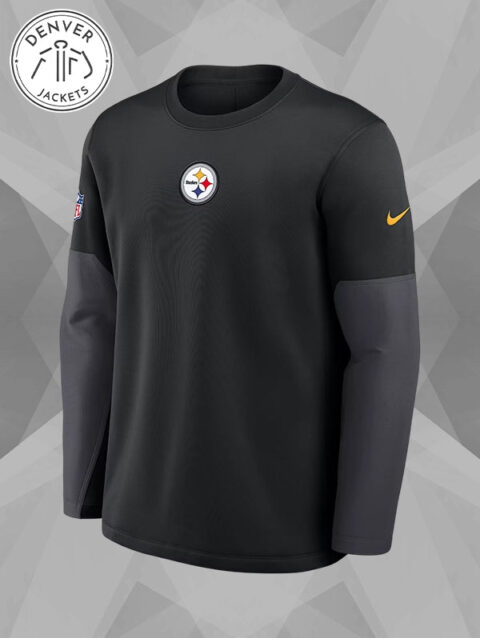 Nike Pittsburgh Steelers Sideline Coach Long Sleeve T Shirt