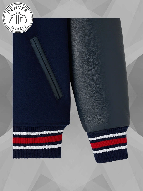 OVO x Oracle Red Bull Racing Navy Varsity Jacket