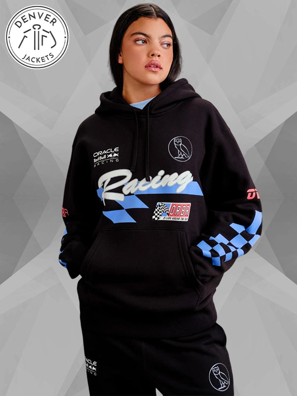 October s Very Own x Red Bull Racing Finish Line Black Hoodie