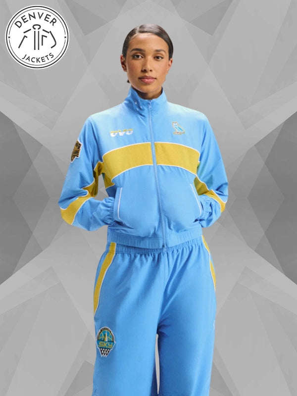 October s Very Own x Wnba Chicago Sky Track Jacket