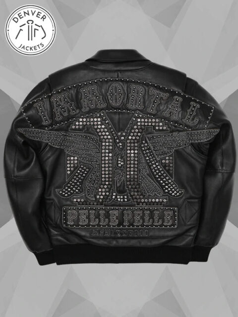 Pelle Pelle x Opium Immortal Rodeo Leather Jacket Black