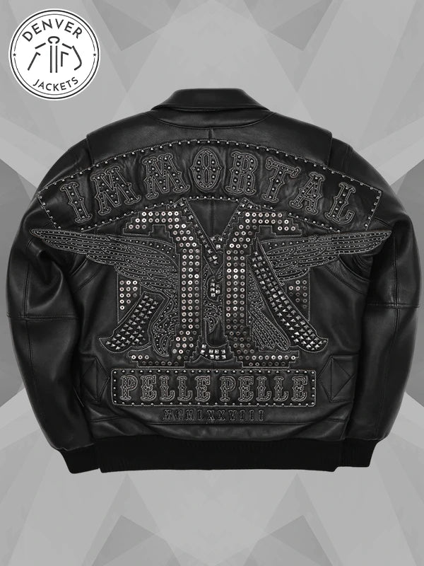 Pelle Pelle x Opium Immortal Rodeo Leather Jacket Black
