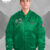 Philadelphia Eagles Starter Kelly Green Satin Varsity Jacket