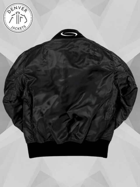 Playboi Carti IAM Swoosh Logo Black Bomber Jacket