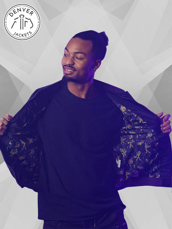 Powerline Black Bomber Jacket
