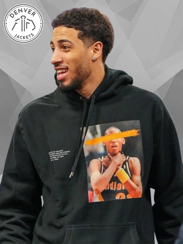 Reggie Miller Choke Hoodie Black