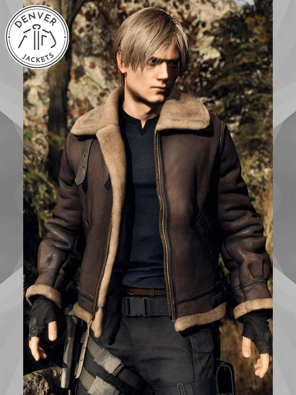 Resident Evil 4 Leon Kennedy Leather Jacket
