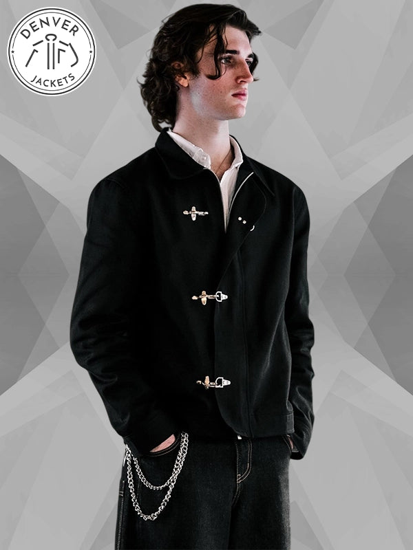 SAINTP Fireman Clasp Black Jacket