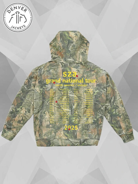 SZA Grand National Tour Limited Edition Camo Hoodie