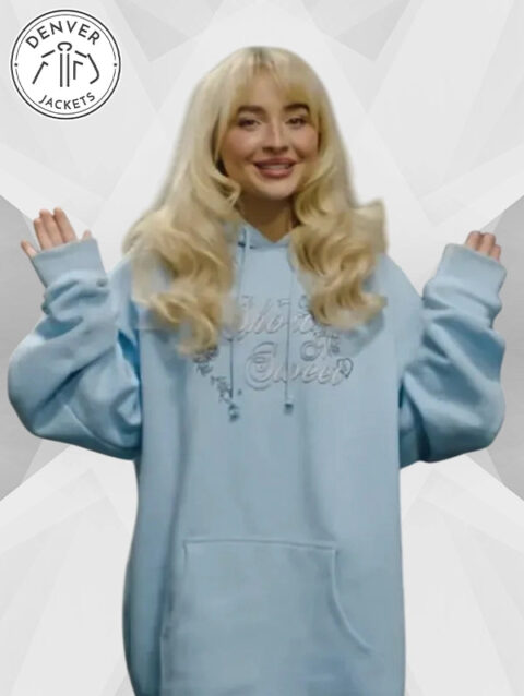 Sabrina Carpenter Short N Sweet Hoodie Blue