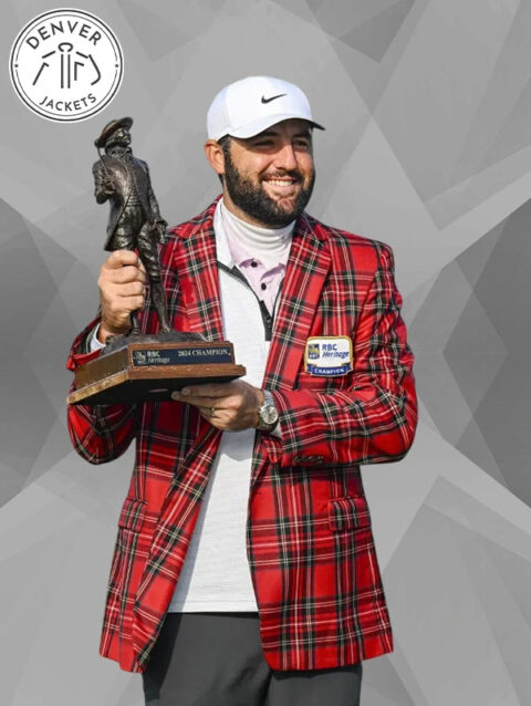 Scottie Scheffler RBC Heritage Jacket Red