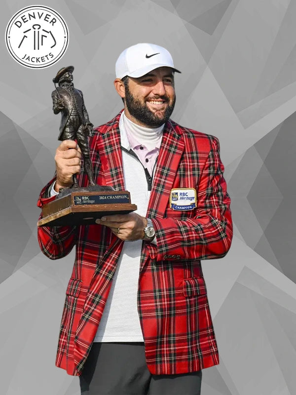Scottie Scheffler RBC Heritage Jacket Red