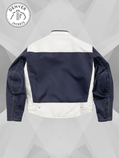 Stussy Navy Moto Jacket