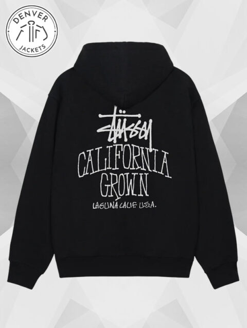 Stussy California Grown Hoodie Black