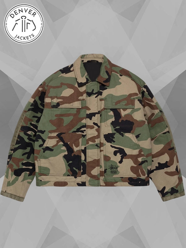 Stussy Camo Utility Work Jacket