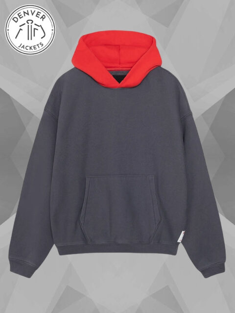 Stussy Two Tone Hoodie Blue