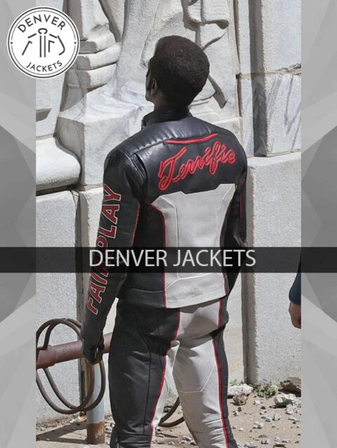 Superman Mister Terrific Fair Play Leather Jacket Black