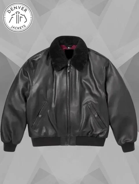 Supreme Schott Shearling Collar Bomber Jacket